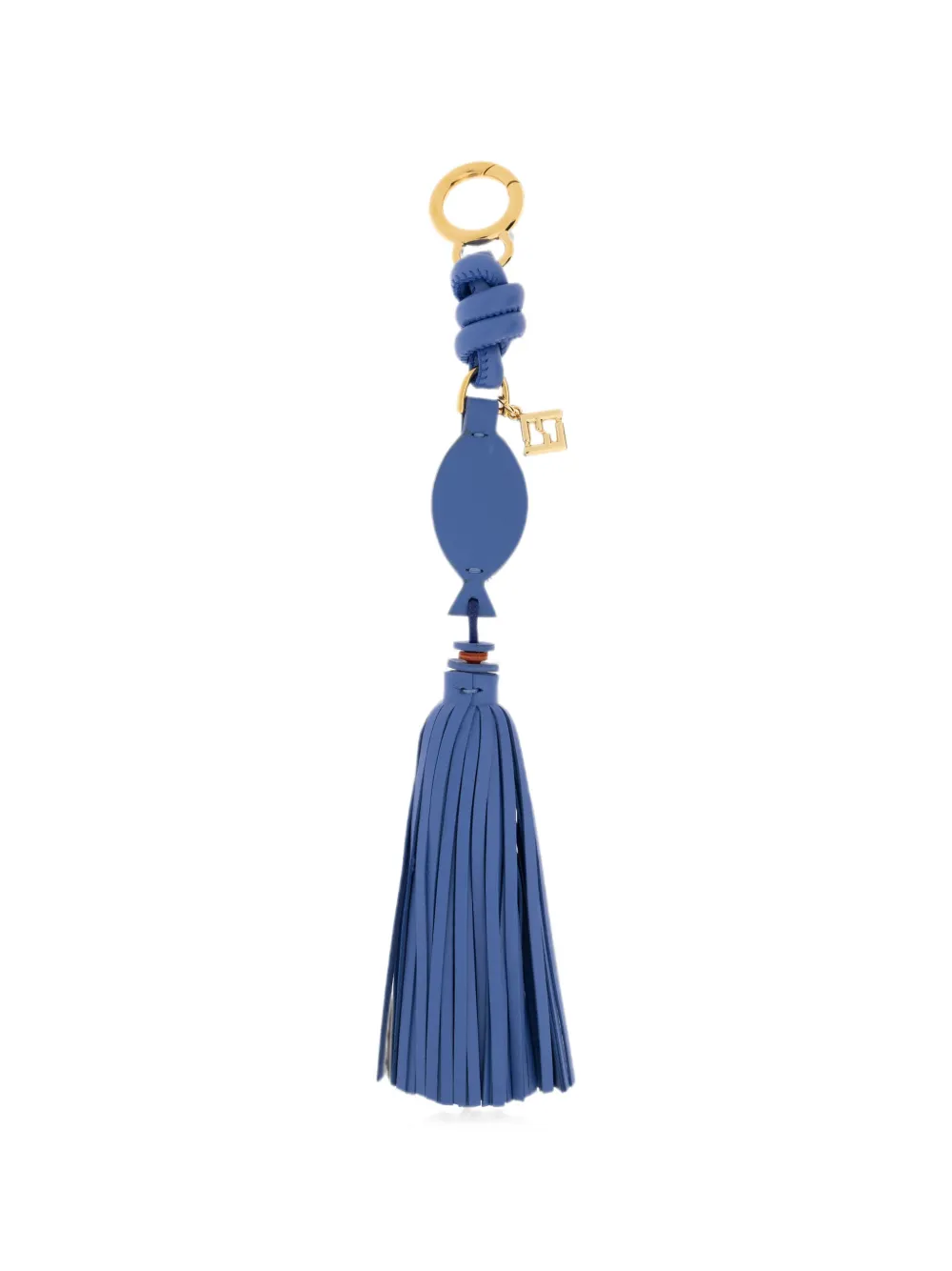 FENDI Leren tassenbedel Blauw