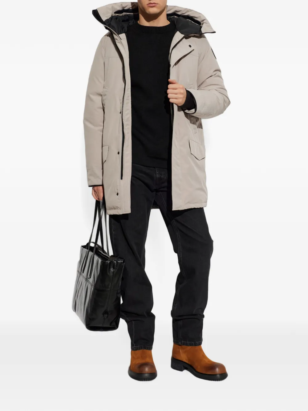 Canada Goose Langford donsjack met capuchon Grijs