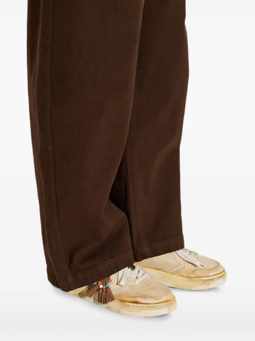 Autry Medalist tassel-detail sneakers Beige