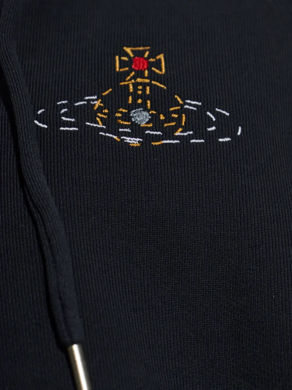 Vivienne Westwood Batwing hoodie met borduurwerk Zwart