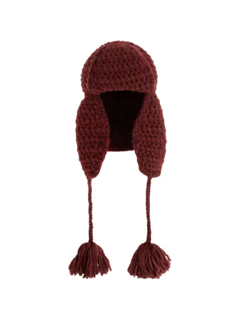 ETRO chunky-knit ear-flap hat