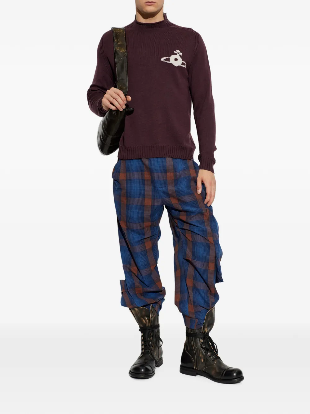 Vivienne Westwood Fisherman wollen trui Paars