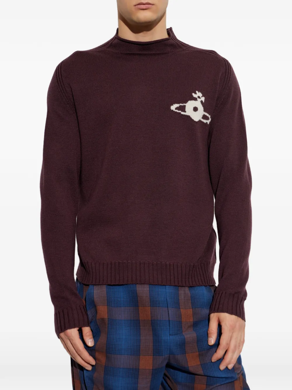 Vivienne Westwood Fisherman wollen trui Paars