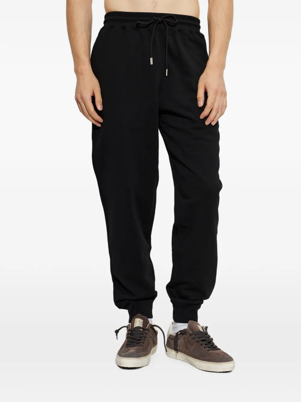 Canada Goose Loon Logo-patch Drawstring Cotton Track Pants in Black, view 3
