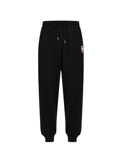 Canada Goose pantalones de chándal Loon de algodón con parche del logo y cordones