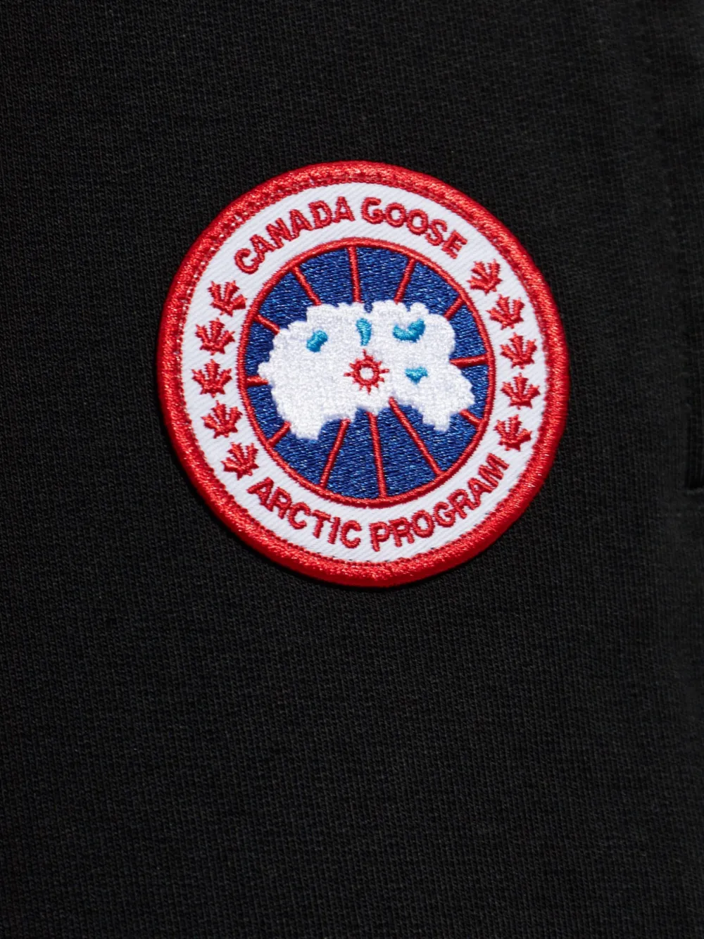 Canada Goose Loon Logo-patch Drawstring Cotton Track Pants in Black, view 5