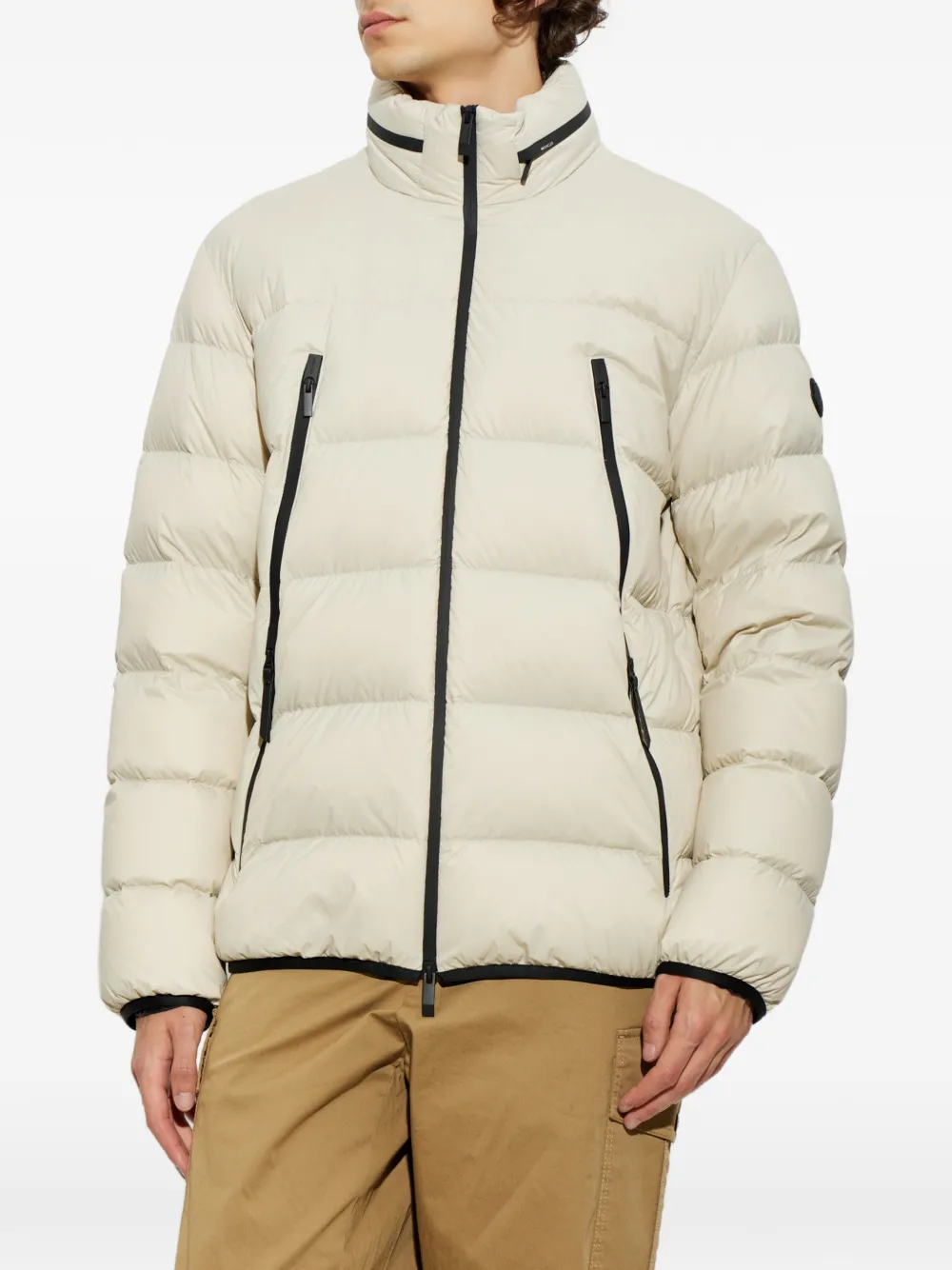 Moncler Dalalven kort donsjack Beige