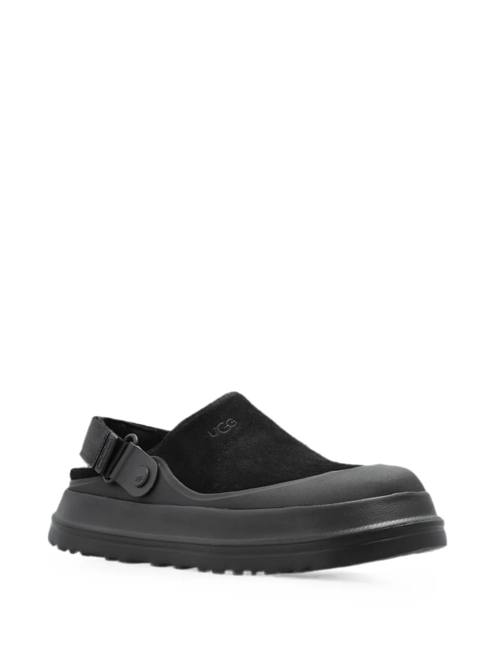 UGG GoldenGlow suède sandalen Zwart