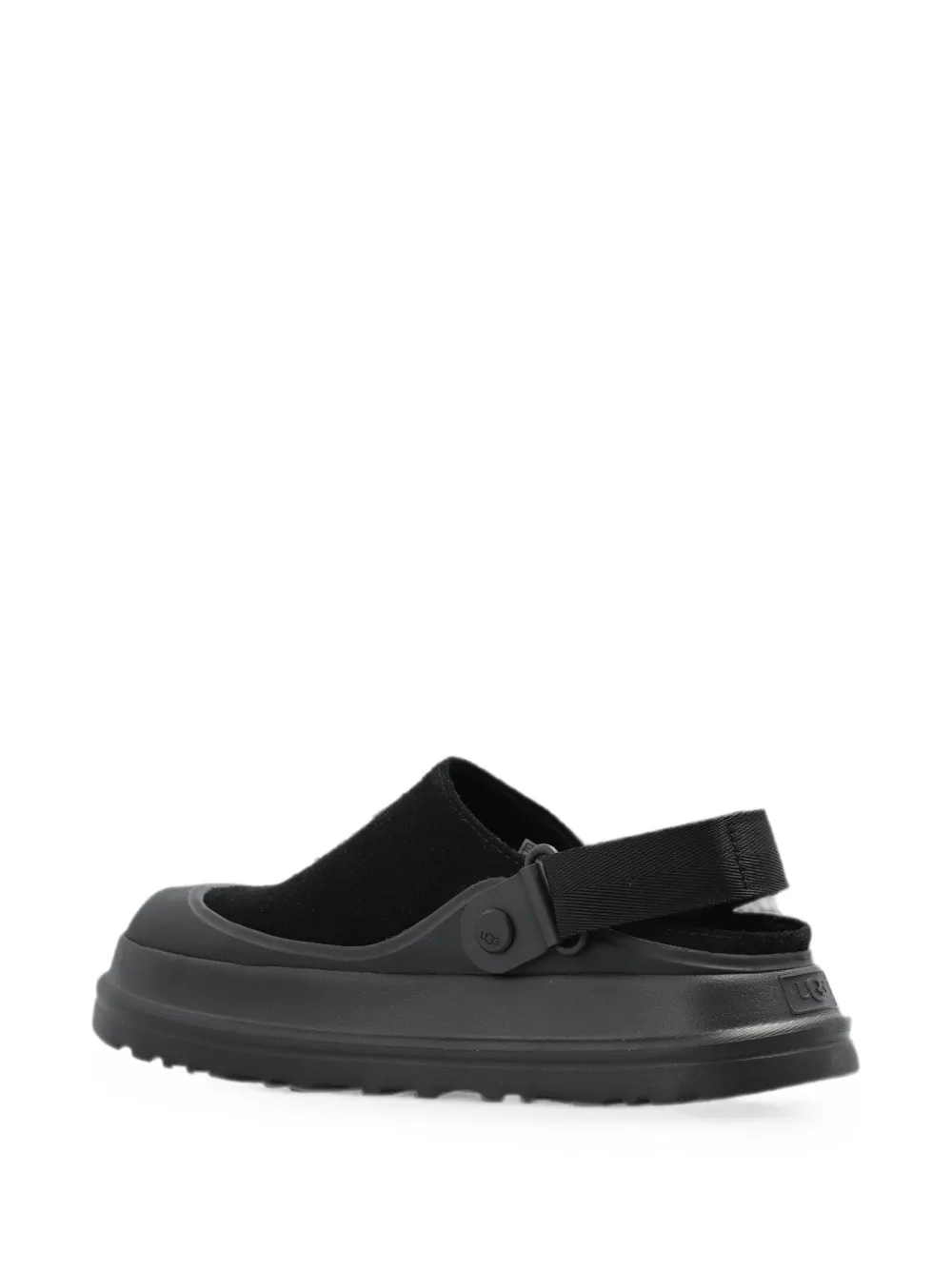 UGG GoldenGlow suède sandalen Zwart
