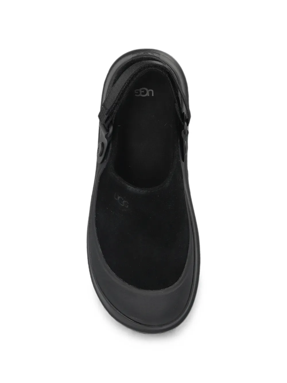 UGG GoldenGlow suède sandalen Zwart