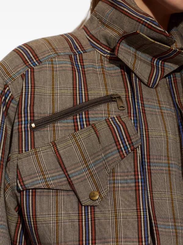 Vivienne Westwood Memphis Check Jacket | Brown | FARFETCH