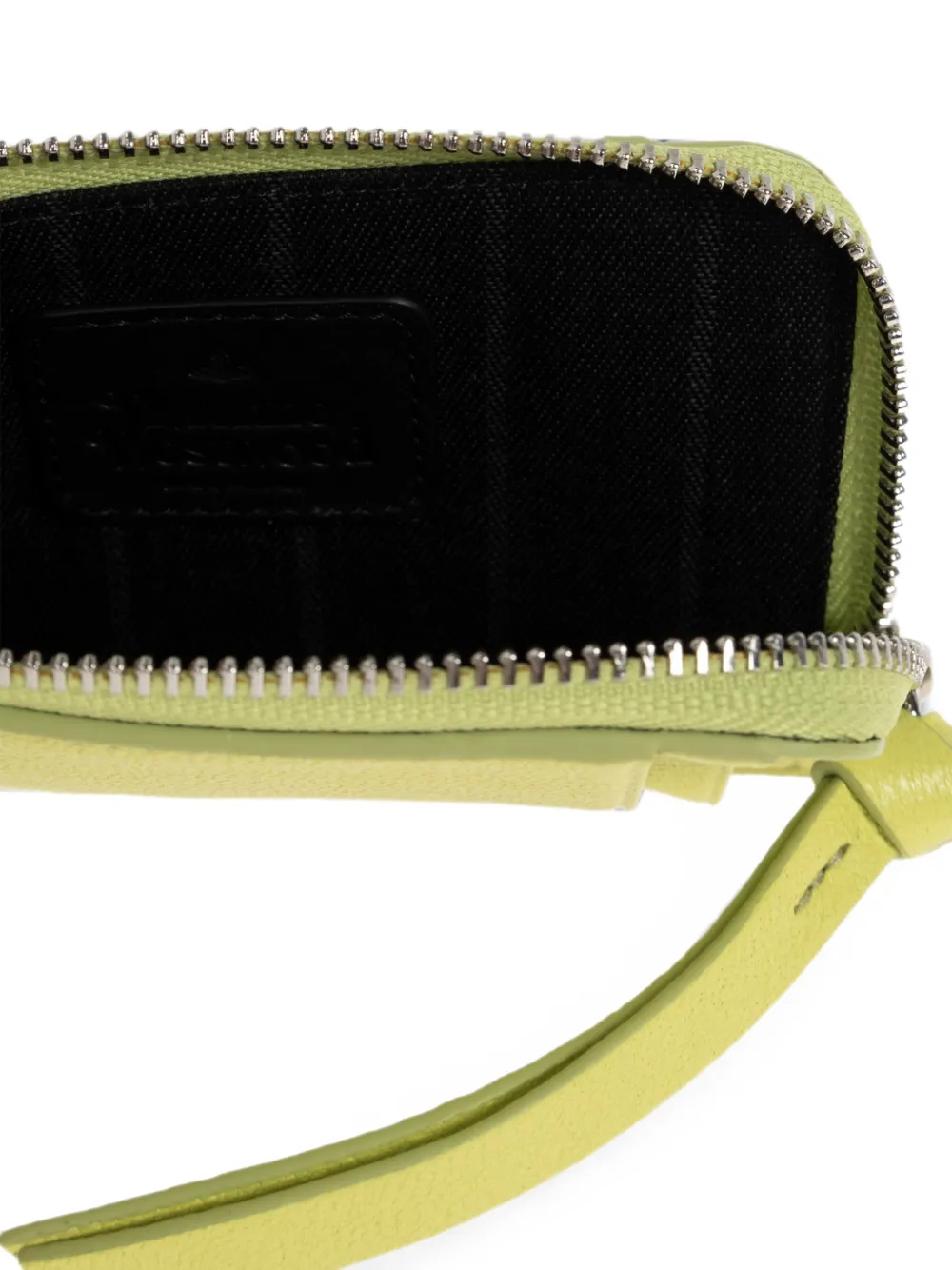 Vivienne Westwood Leren pasjeshouder met Orb logoplakkaat Groen