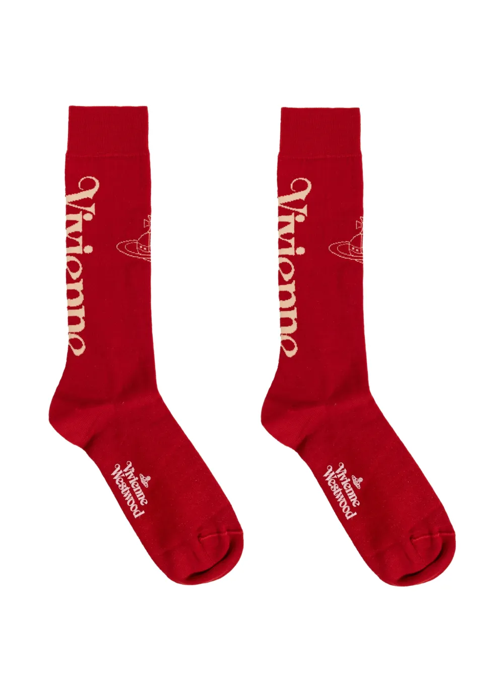 Vivienne Westwood Sokken met logo Rood