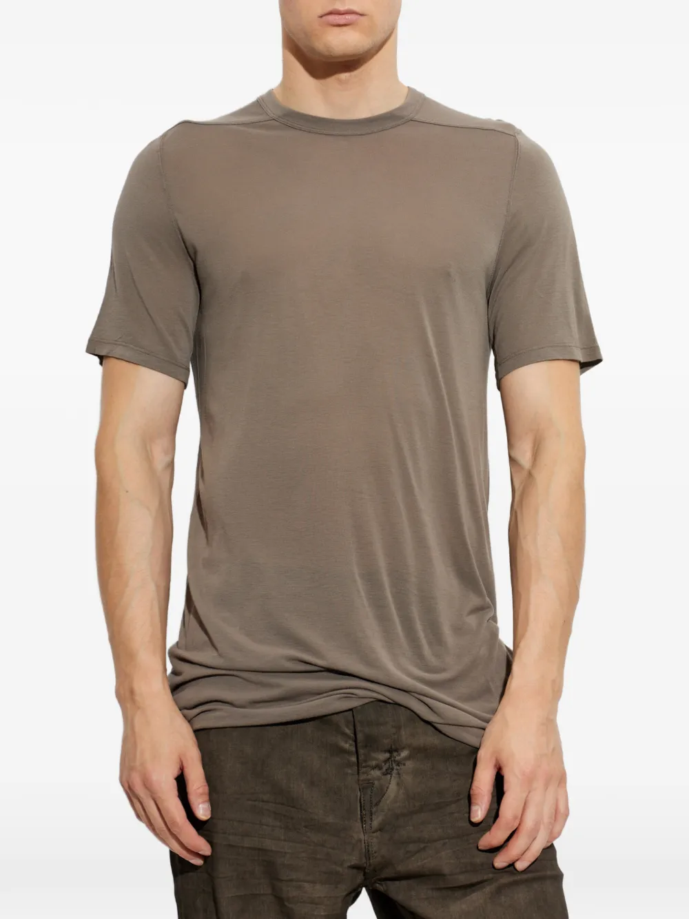 Rick Owens seam-detail T-shirt Grijs