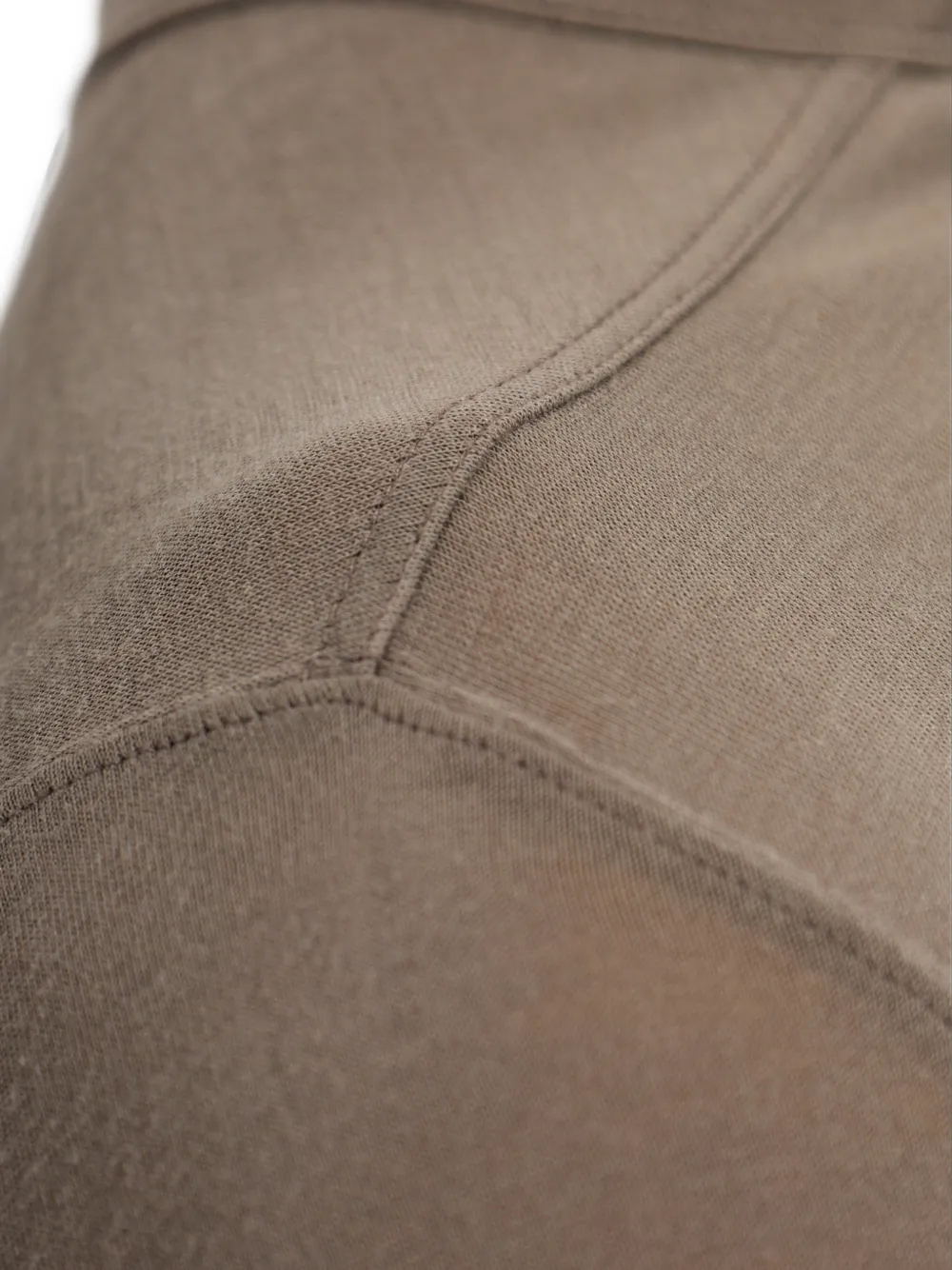 Rick Owens seam-detail T-shirt Grijs