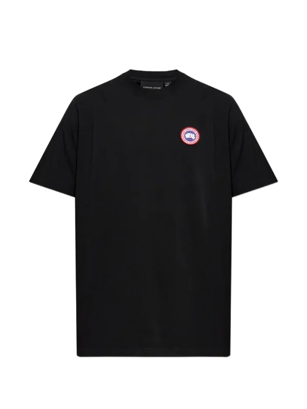 Canada Goose Ocra Logo-patch T-shirt in Black