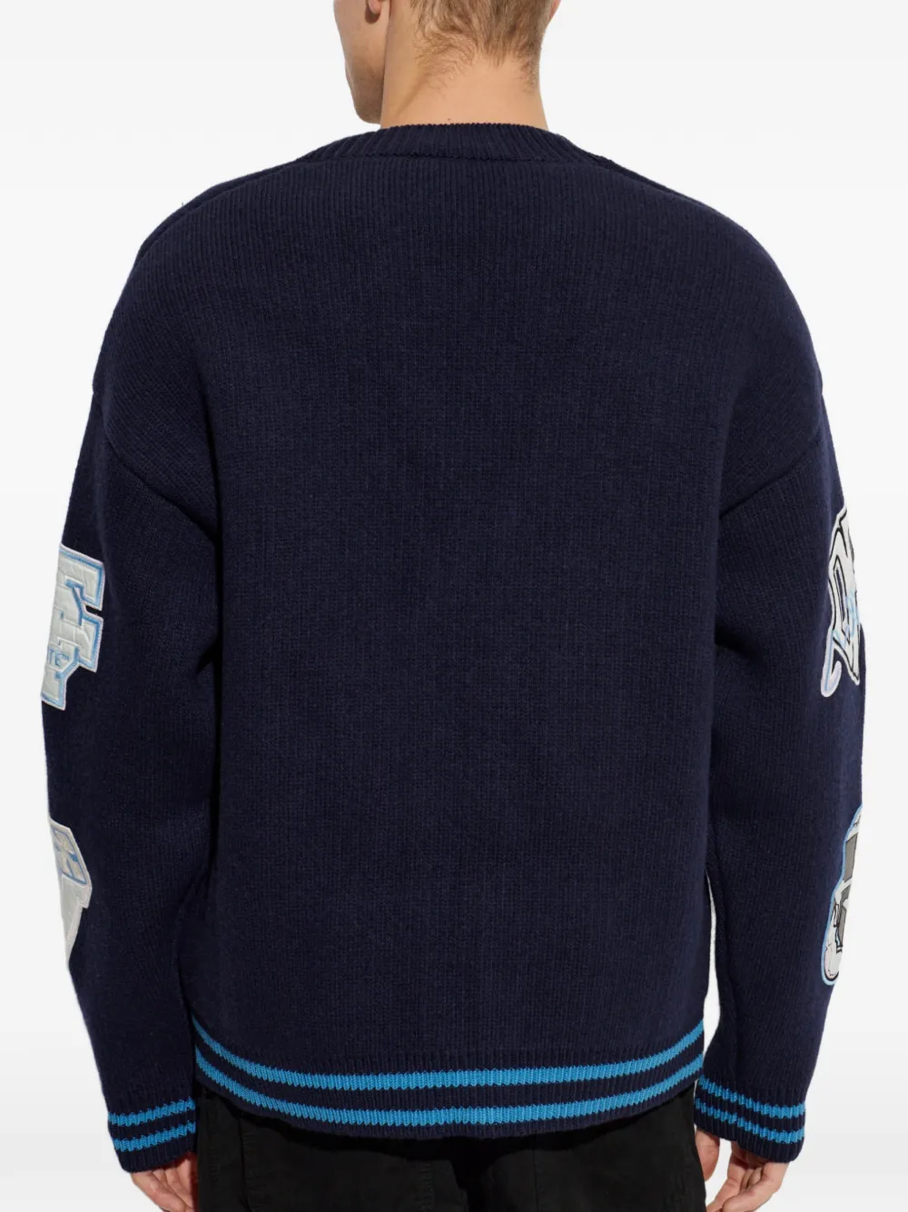 Off-White Vest met patch Blauw