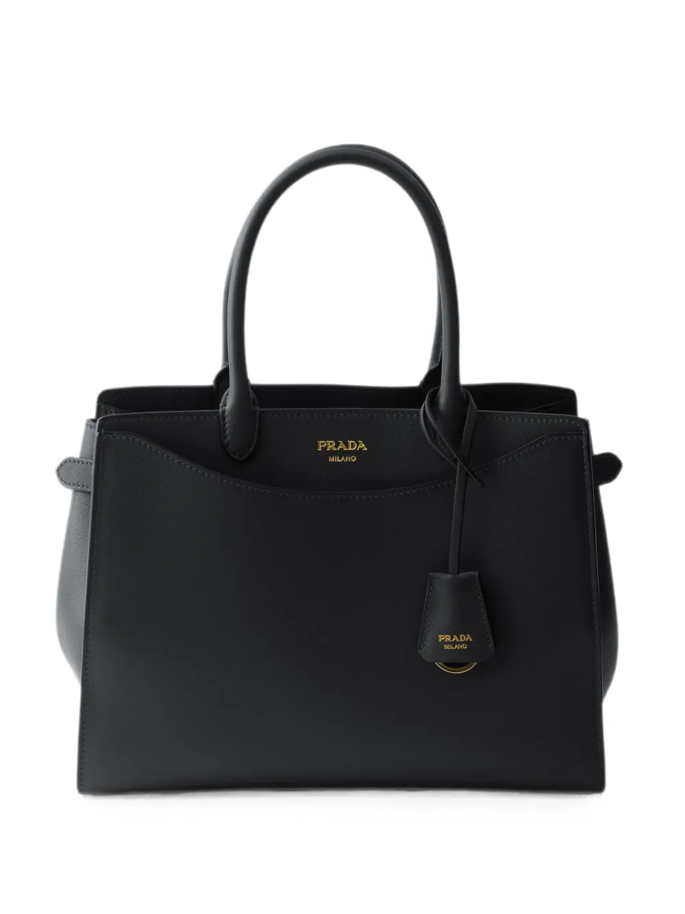 Prada Prelude large leather handbag - Nero