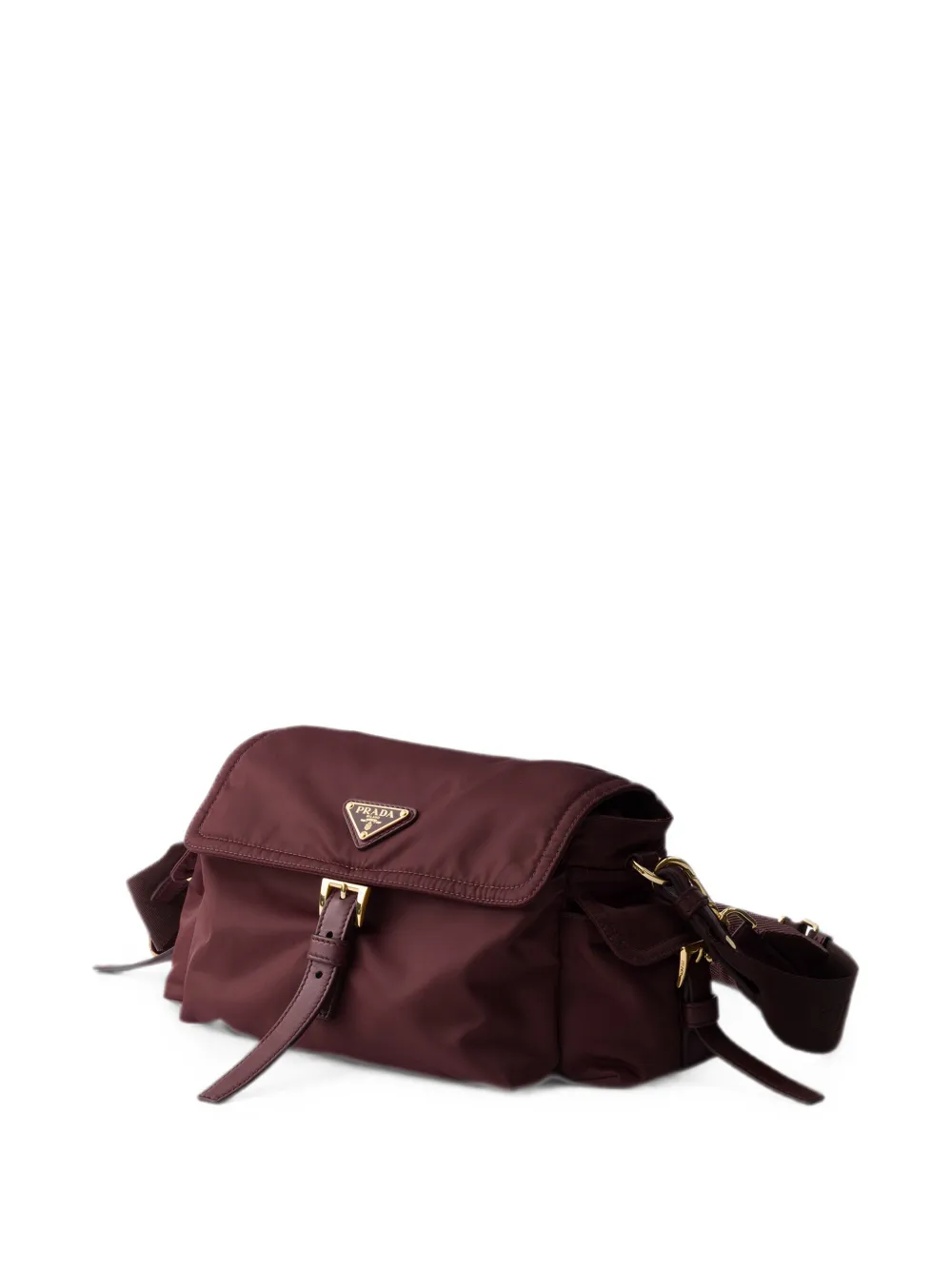 Prada Explore Re-Nylon medium schoudertas met klep Rood