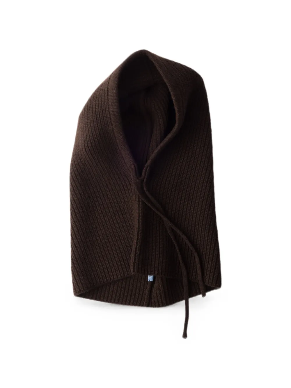 Prada wool and cashmere knit hood - Braun