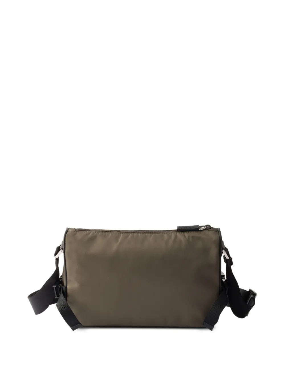 Prada Medium Re-Nylon en Saffiano leren schoudertas Groen