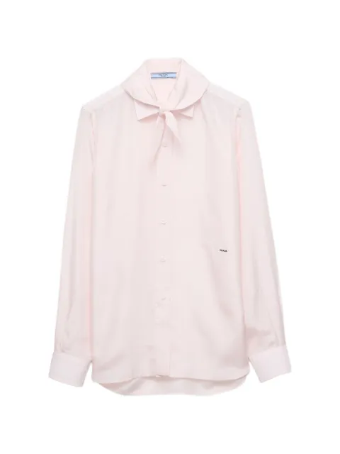 Prada Overhemd met geborduurd logo