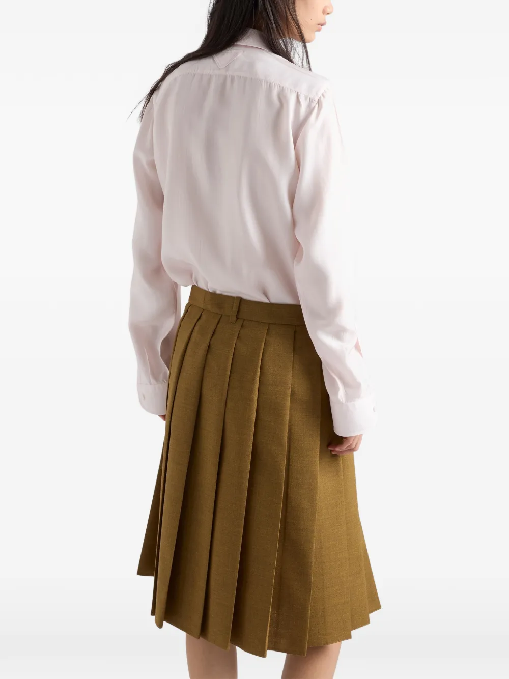 Prada Zijden popeline blouse Roze