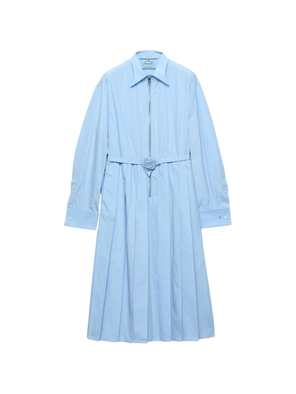 Prada cotton poplin dress | Blue | Image 1