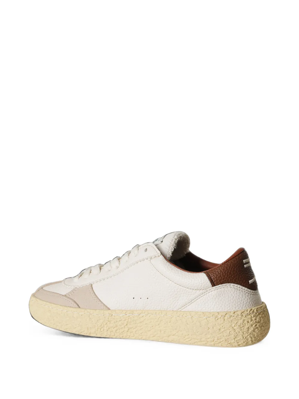 Puraai 1.01 suède sneakers met vlakken Wit