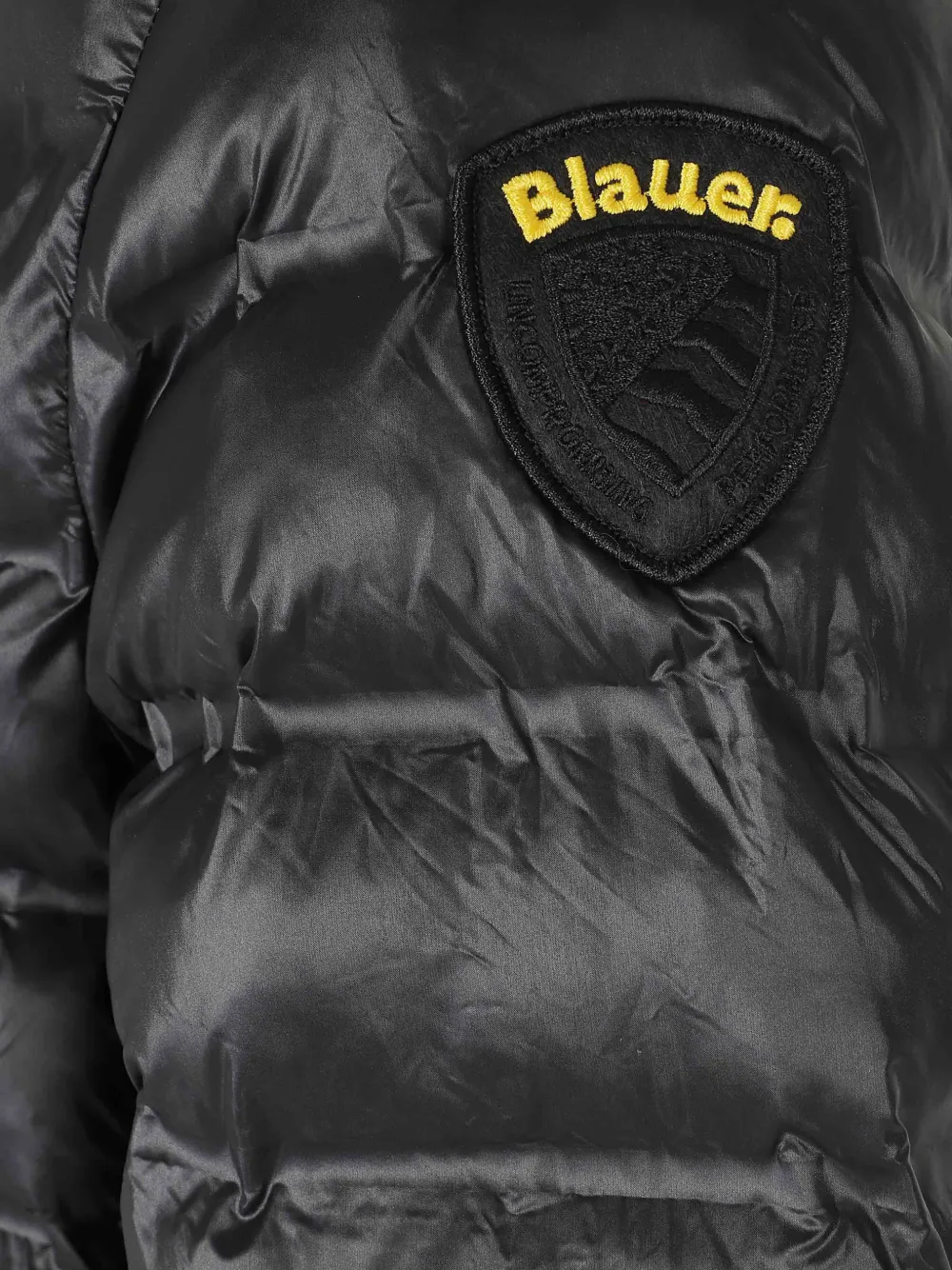 Blauer Charles Sorona Aura gewatteerd jack met capuchon Zwart