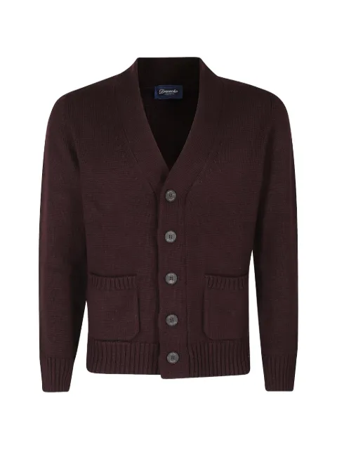 Drumohr ribbed-trim cardigan