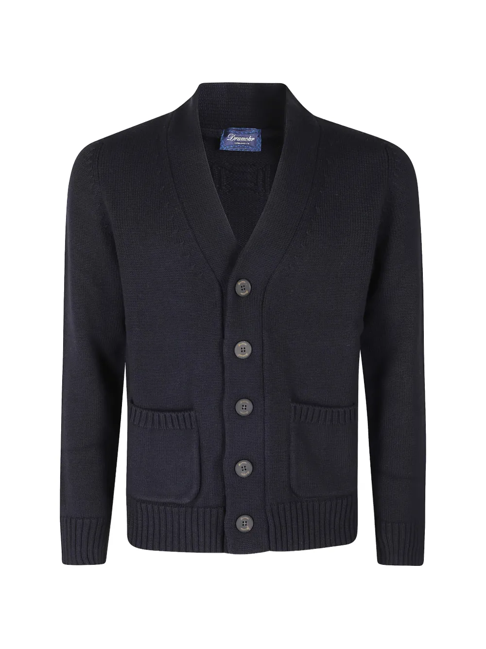 Drumohr merino wool cardigan - Blu
