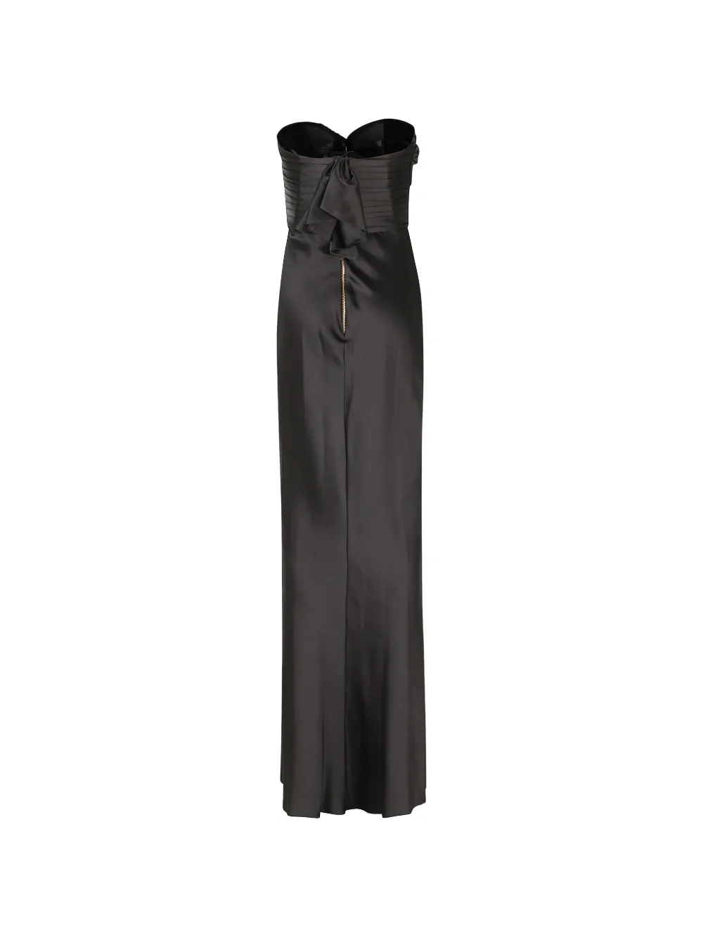 Elisabetta Franchi Jurk met ruches Zwart