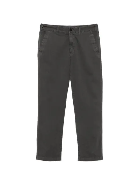 Stone Island 3100030 stretch organic broken twill cotton 'old' effect trousers