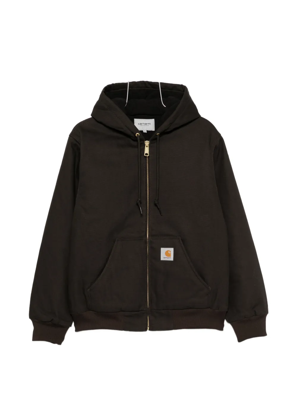Carhartt WIP hooded zip-up jacket - Braun
