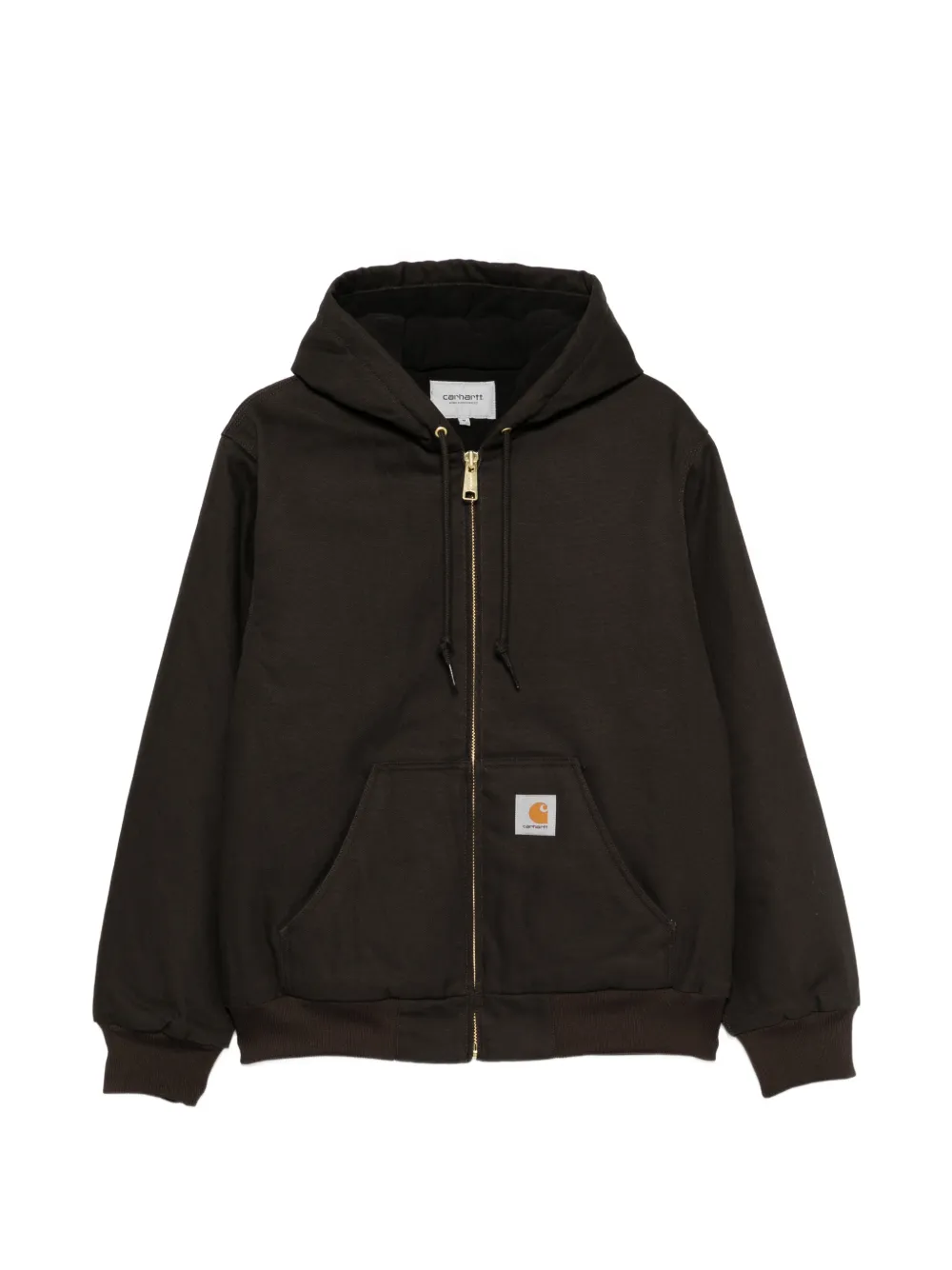Carhartt WIP hooded zip-up jacket - Marrone