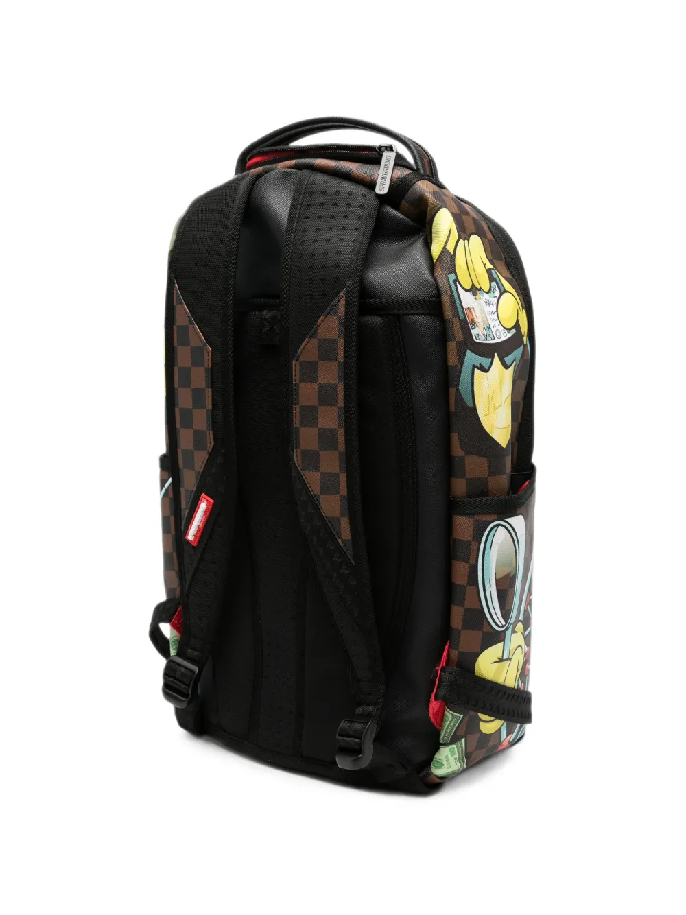 Sprayground Instector Gadget geruite rugzak met grafische print Bruin