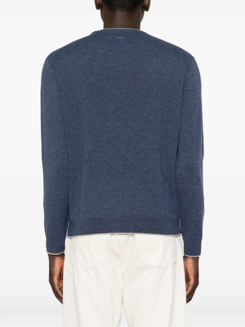 Paul & Shark Kasjmier trui met ronde hals Blauw