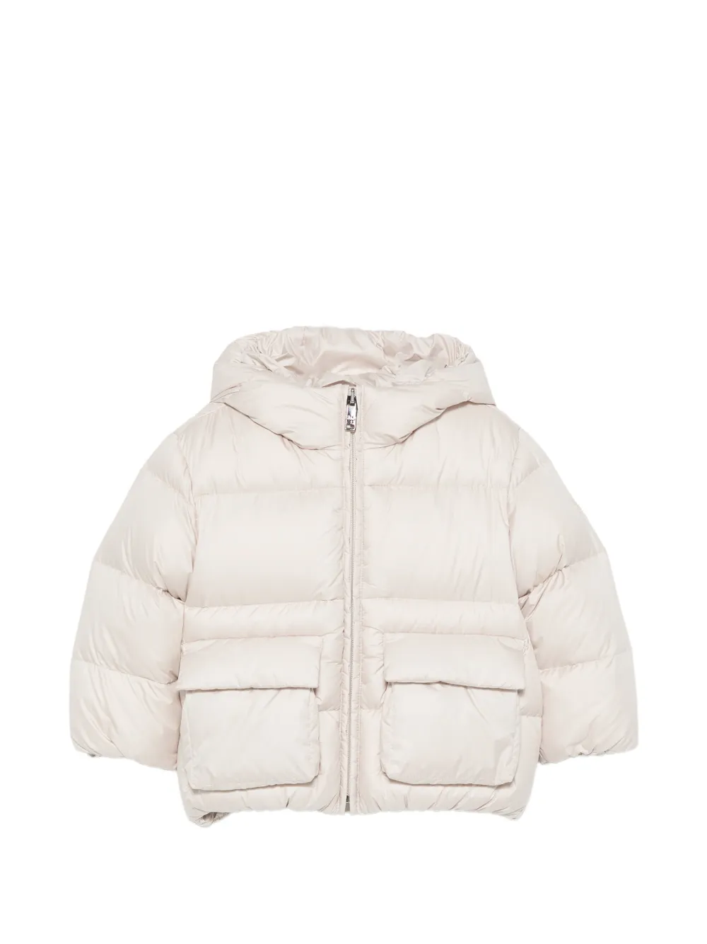 Il Gufo quilted hooded jacket - Toni neutri