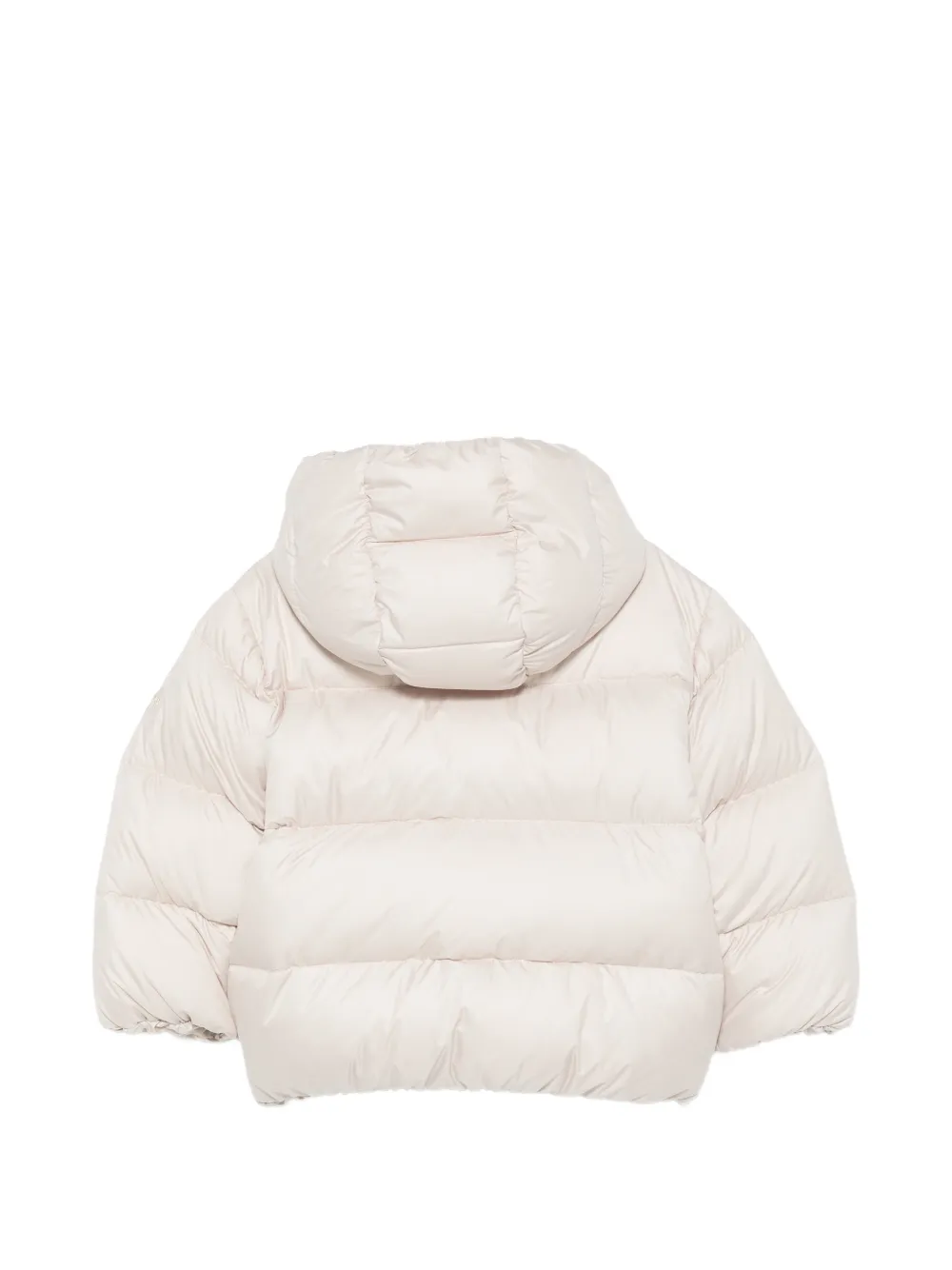 Il Gufo quilted hooded jacket Beige