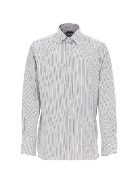 TOM FORD vertical-stripe long-sleeve shirt