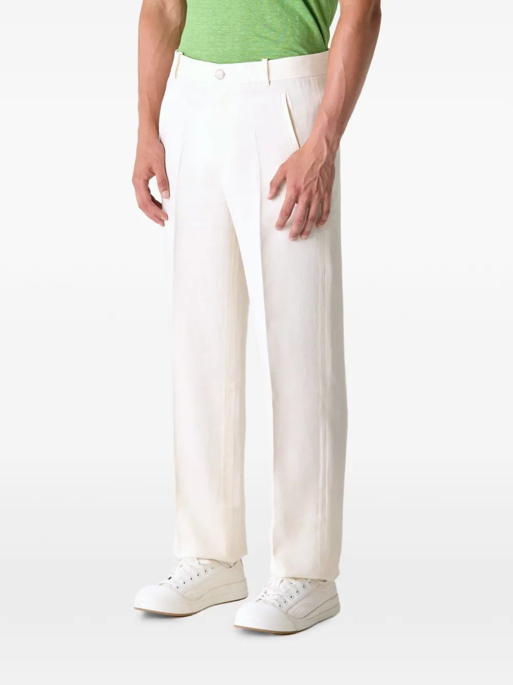 GOD'S TRUE CASHMERE Moonstone linnen broek Beige