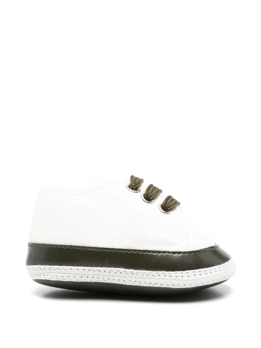 Colorichiari lace-up panelled sneakers - Bianco