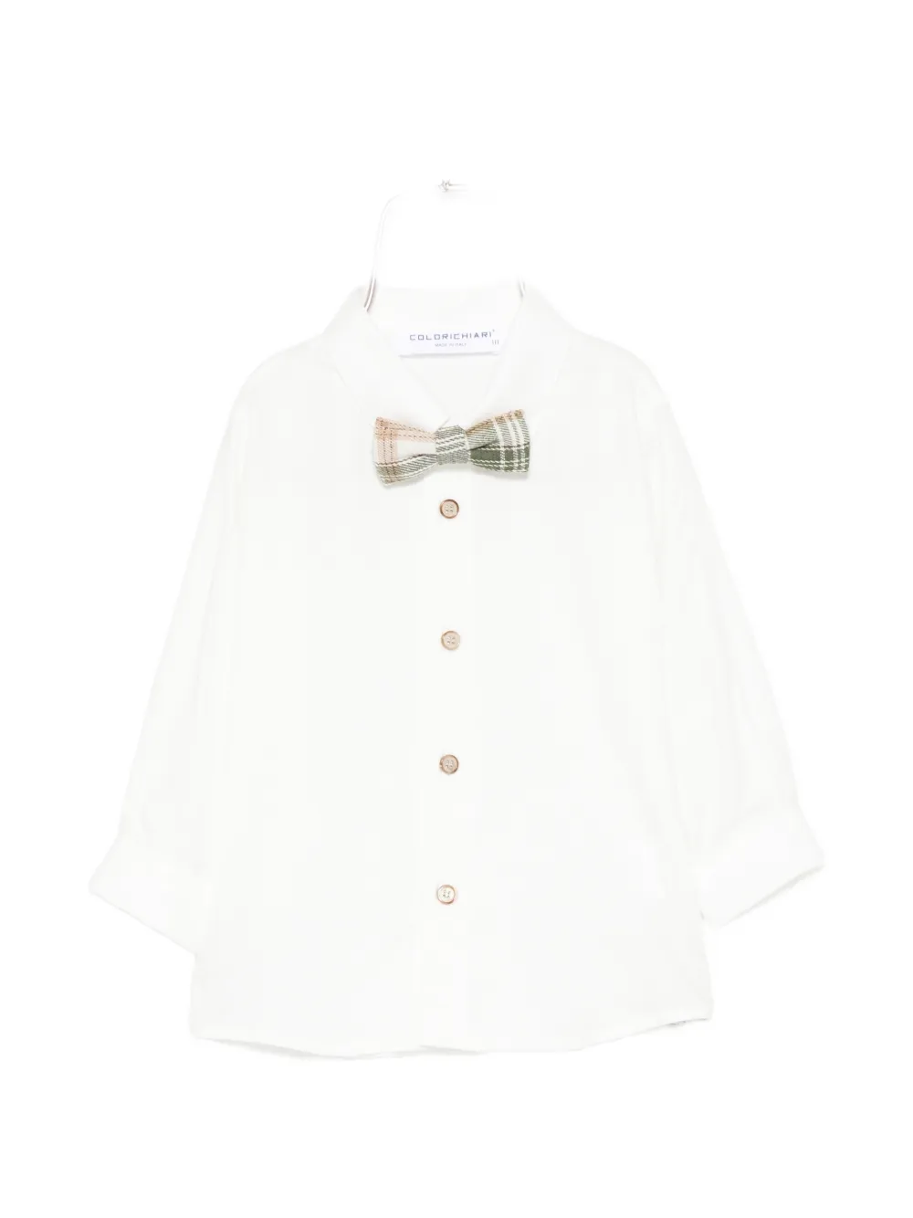 Colorichiari Geruite blazer en broek met dubbele rij knopen Groen