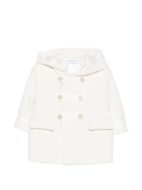 Colorichiari double-breasted hooded coat