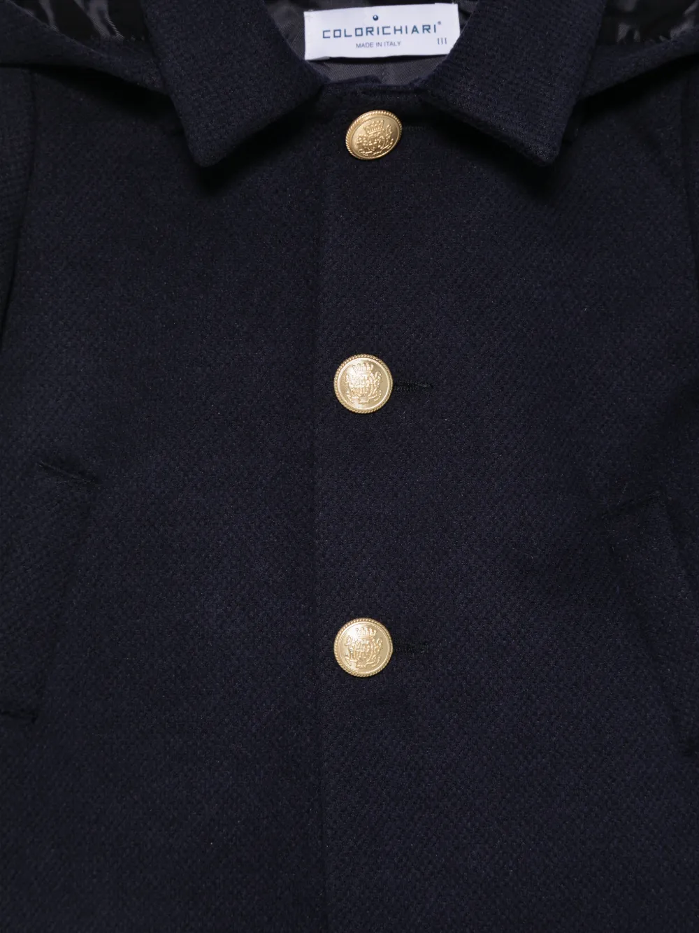 Colorichiari Button-up jas Blauw