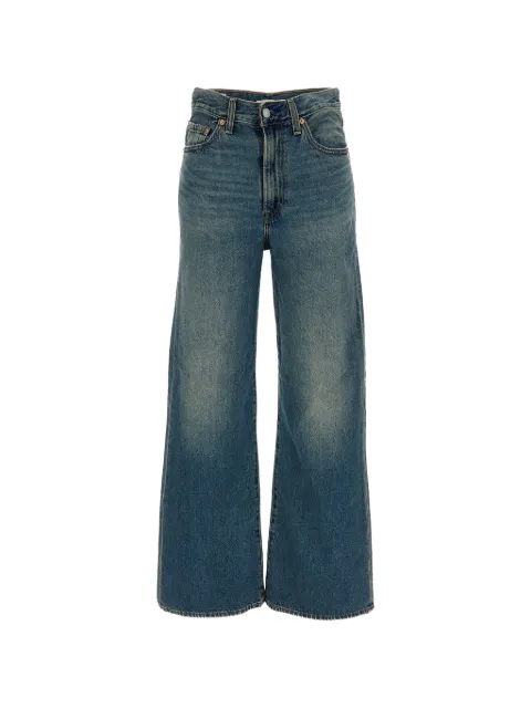 Levi's faded-effect wide-leg jeans