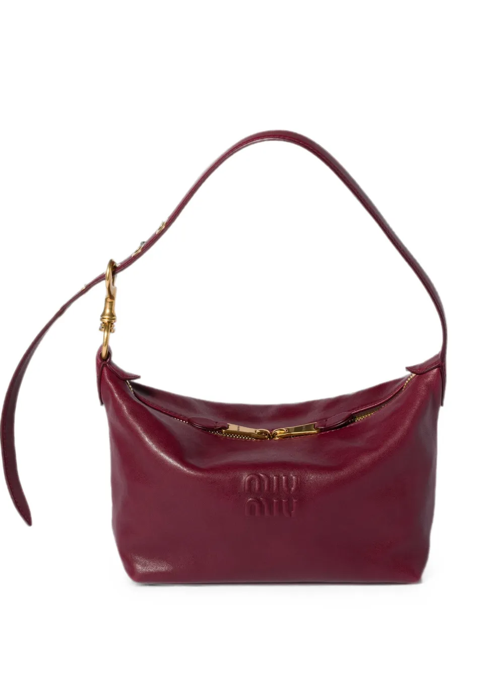 Miu Miu Spirit nappa leather bag - Rot