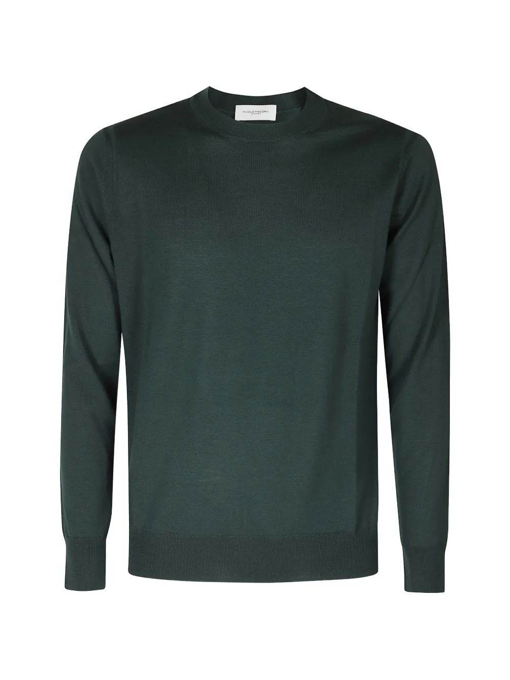 Paolo Pecora crew-neck wool sweater Groen