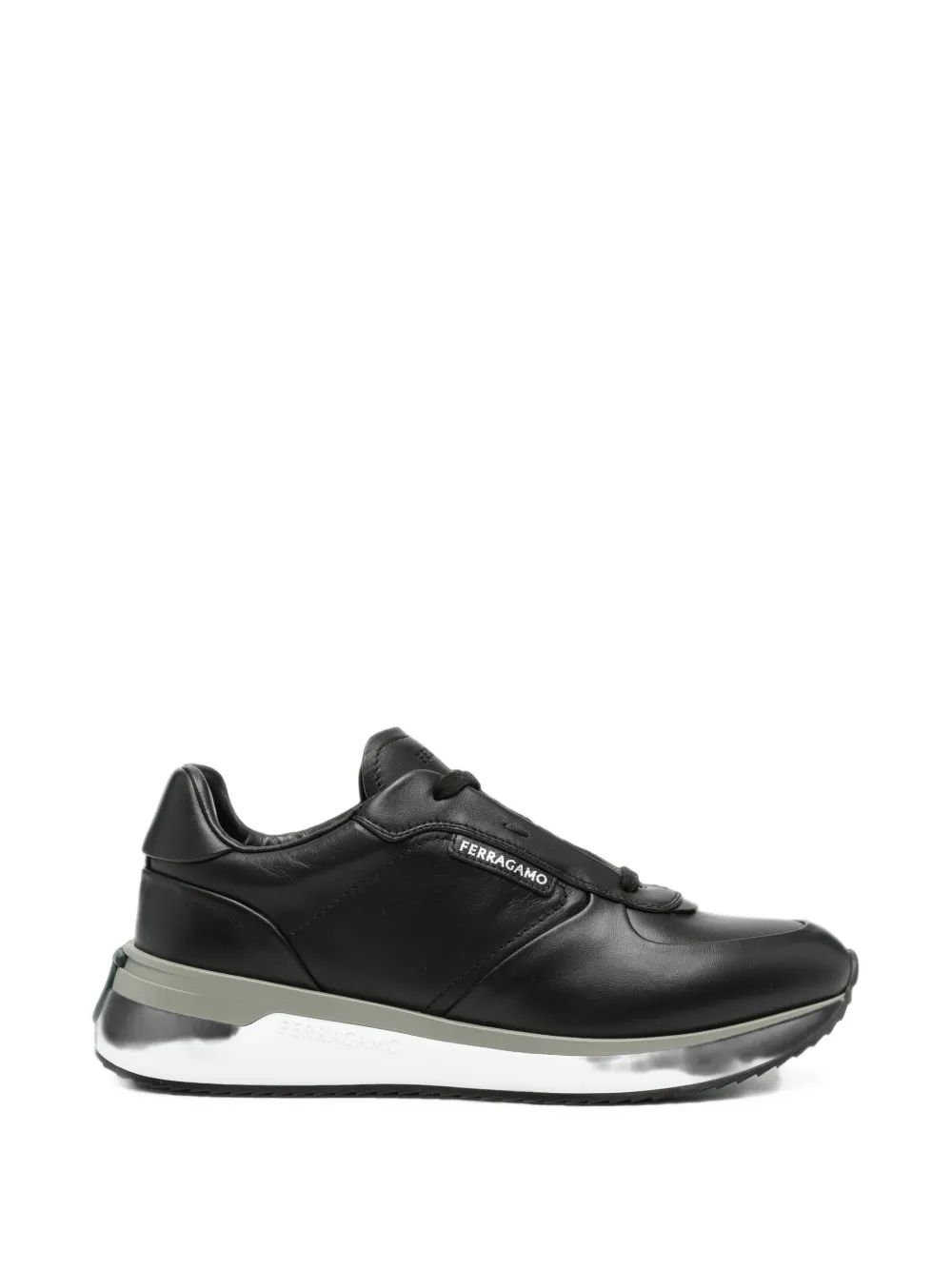 Ferragamo Gancini logo-plaque sneakers - Nero